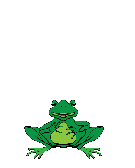 Animowany gif - żaba